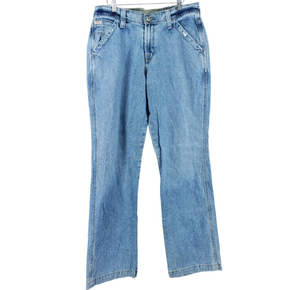 Cinch Relaxed Fit Jeans Men's Size 35/36 Distressed Light Wash